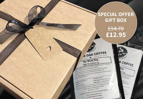 The Black Bag Box -for espresso or bean to cup 2 x 250g